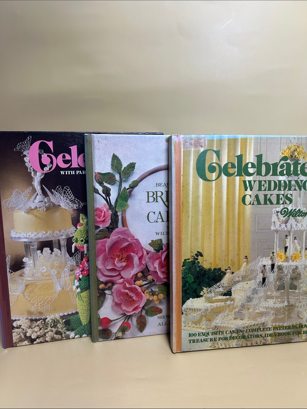 Celebrate! Cake and decorators  by Wilton 1983 lot of 3 book